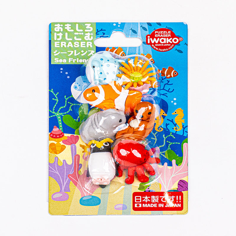 Japanischer Radiergummi Iwako Meerestiere