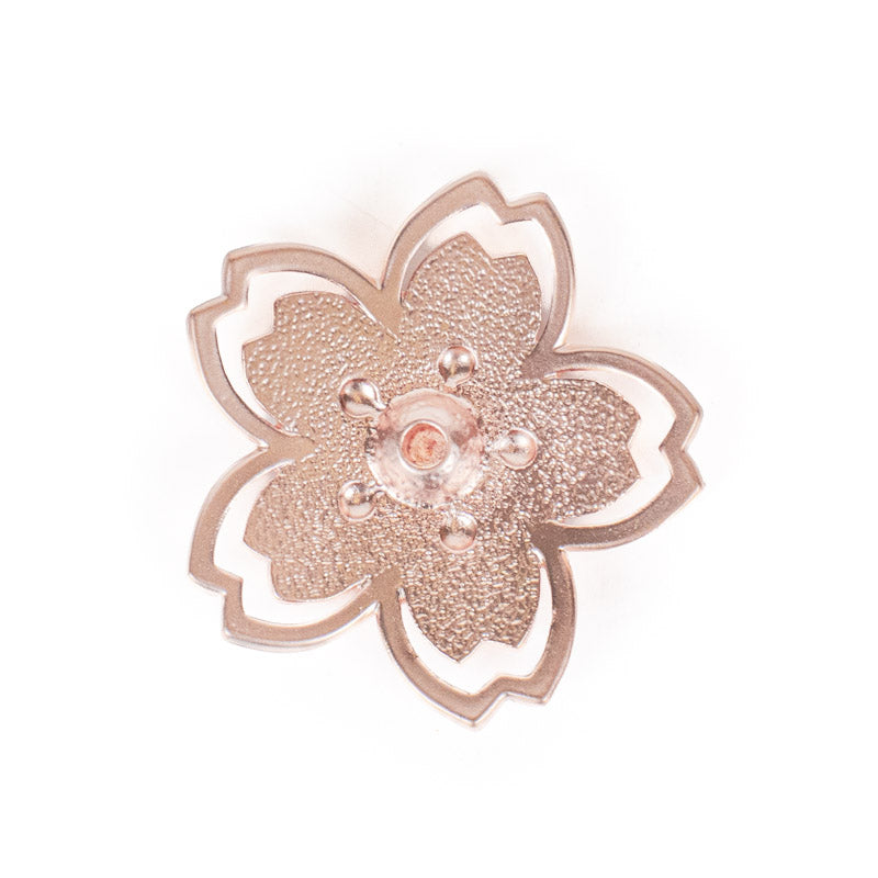 Japanischer Räucherstäbchenhalter aus Metall - Sakura