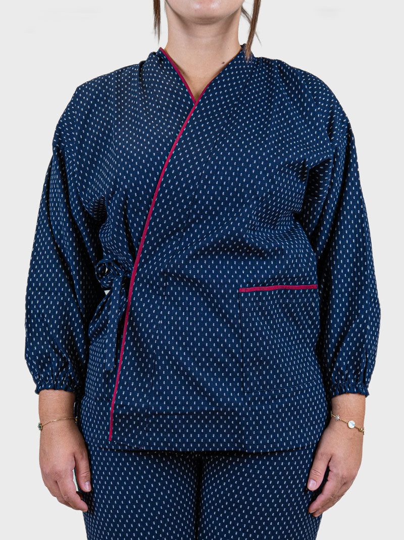 Japanischer Samue-Pyjama Damen – Arare