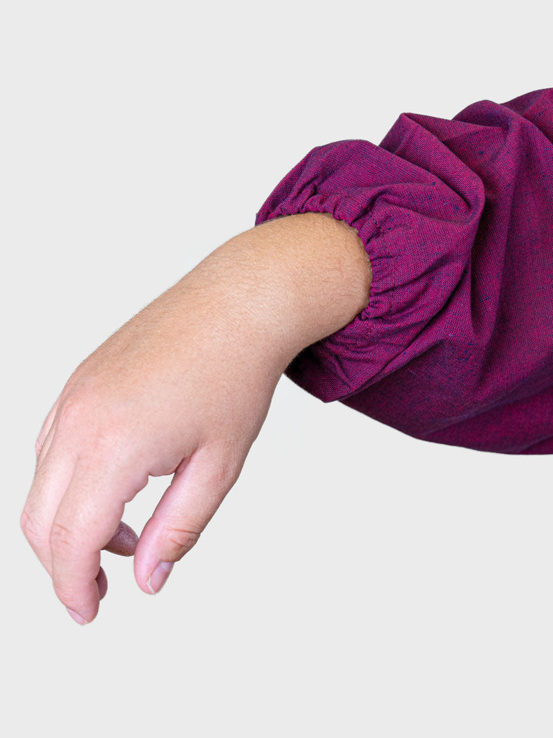 Japanischer Samue-Pyjama Damen – Fuchsia