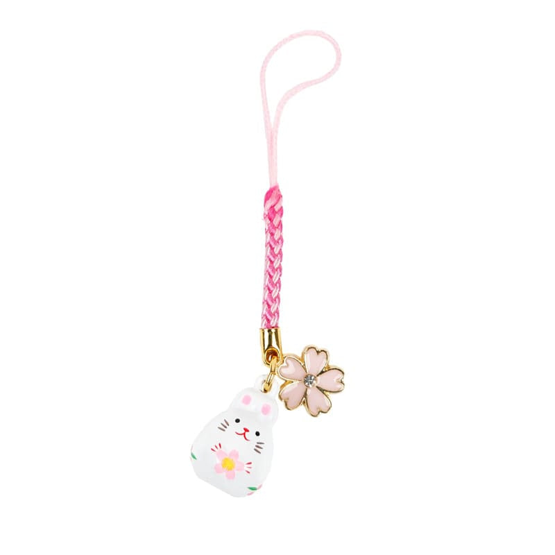 Japanischer Schlüsselanhänger - Glöckchen Kaninchen