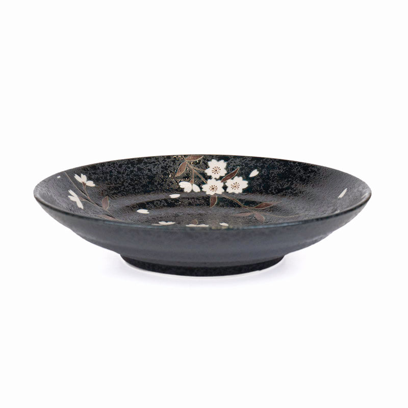 Japanischer Tiefer Teller – Kuro Sakura