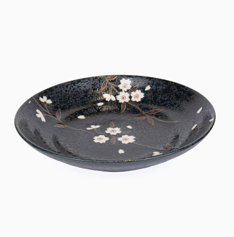 Japanischer Tiefer Teller – Kuro Sakura