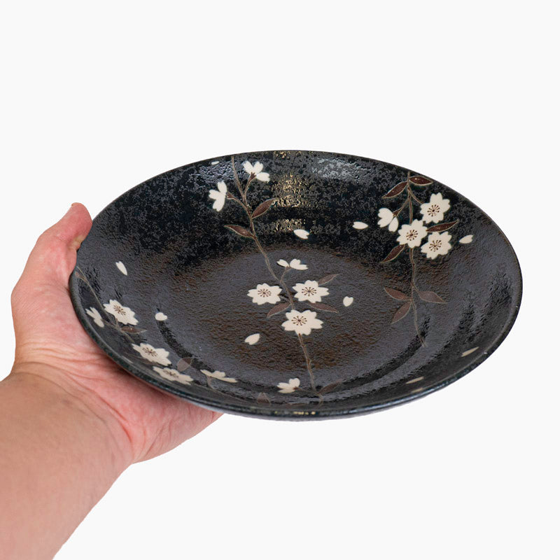 Japanischer Tiefer Teller – Kuro Sakura