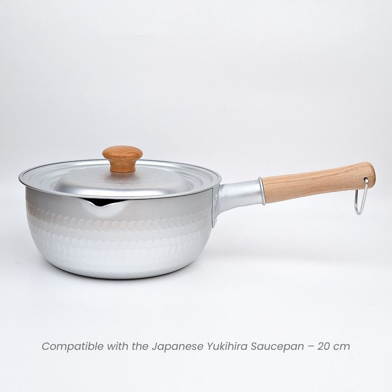 Japanischer Topfdeckel Holzgriff 16–20 cm