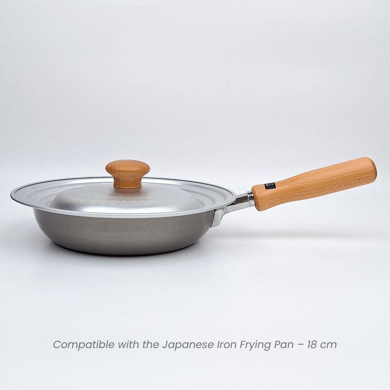 Japanischer Topfdeckel Holzgriff 16–20 cm