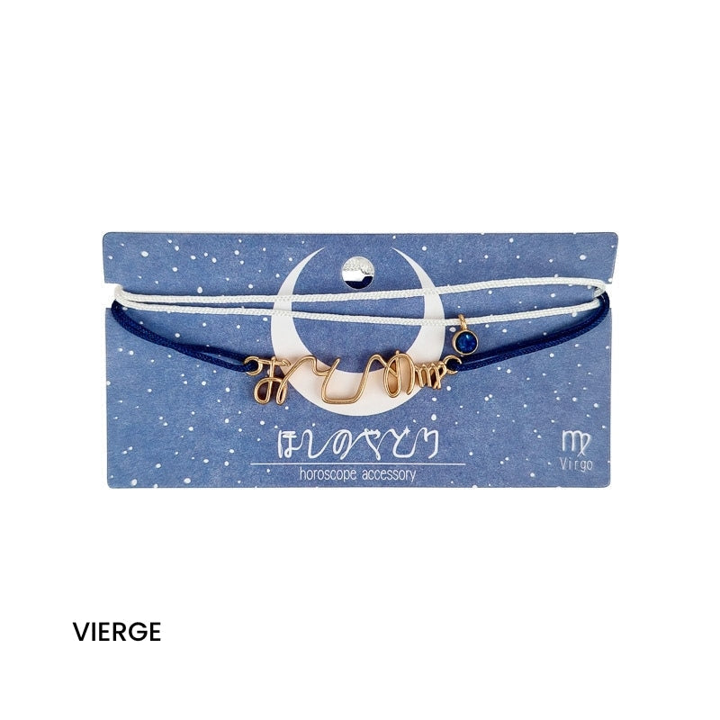 Japanisches Armband Zodiac-Zeichen Jungfrau