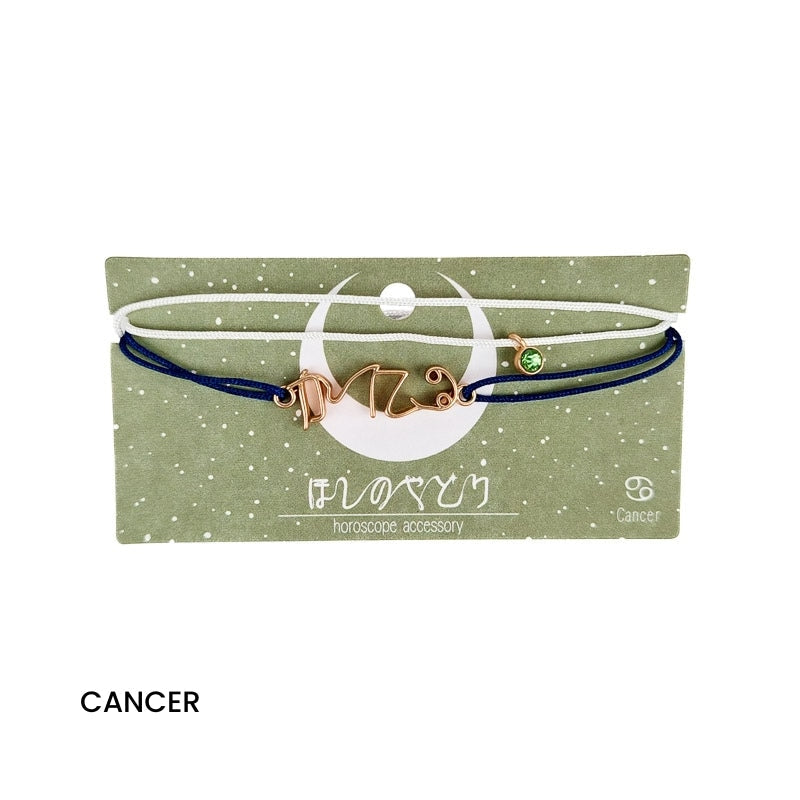 Japanisches Armband Zodiac-Zeichen Krebs