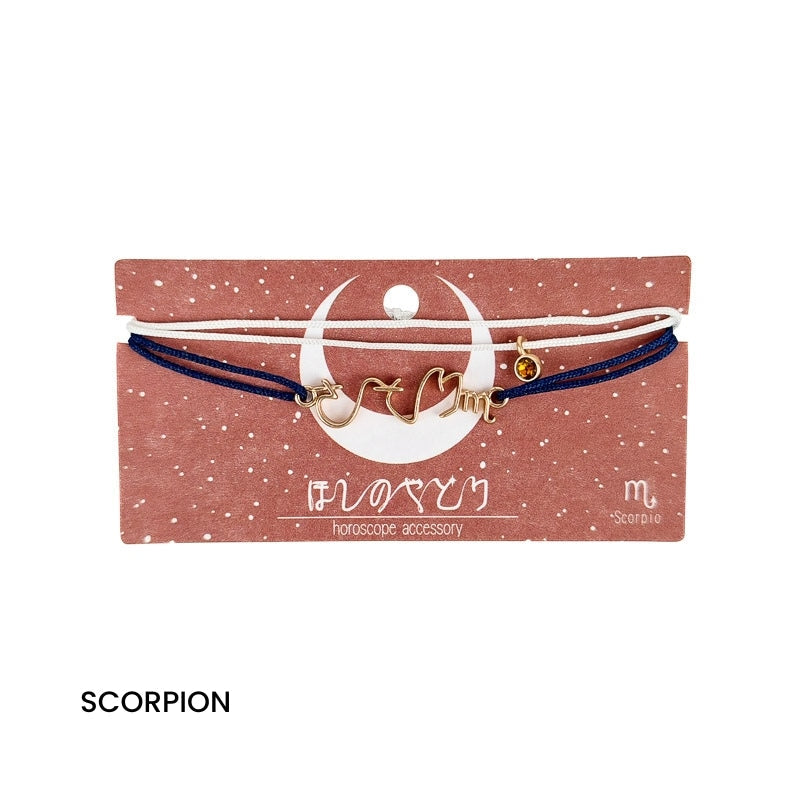 Japanisches Armband Zodiac-Zeichen Skorpion