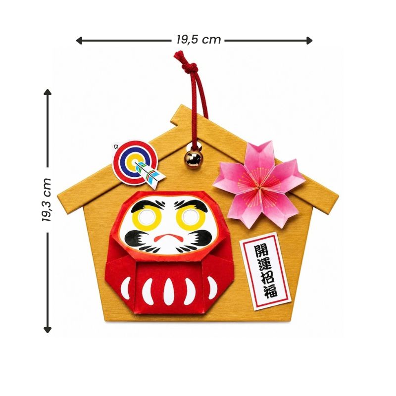 Japanisches Bastelset für Hängedeko - Ema & Daruma