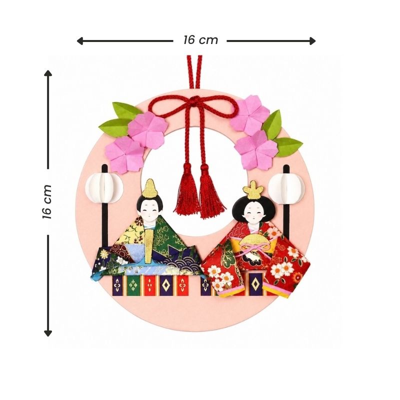 Japanisches Bastelset für Hängedeko - Hina Matsuri