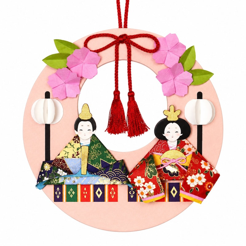Japanisches Bastelset für Hängedeko - Hina Matsuri