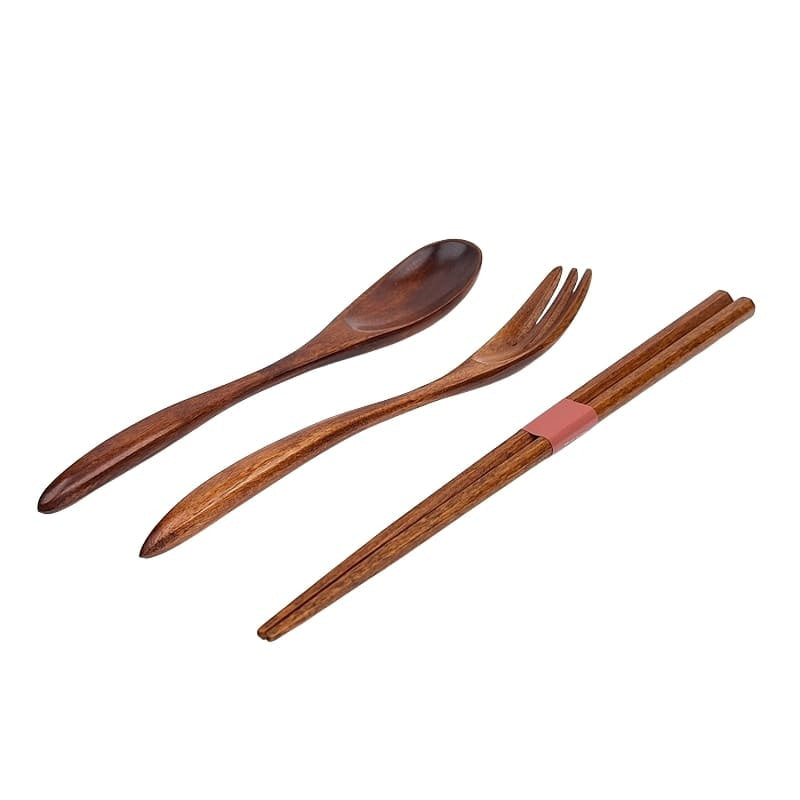 Japanisches Besteck - Set aus Holz