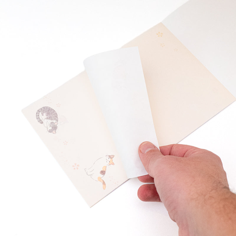 Japanisches Briefpapier - Katzen