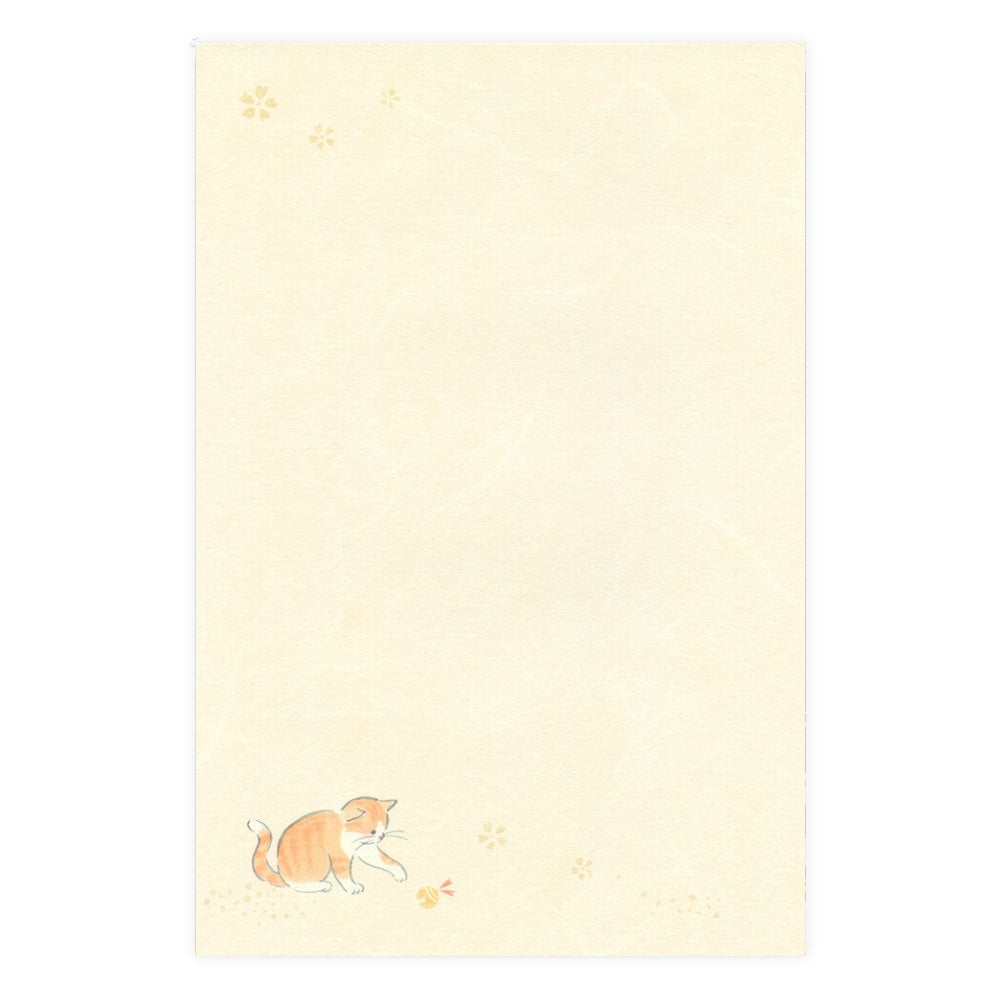 Japanisches Briefpapier - Katzen