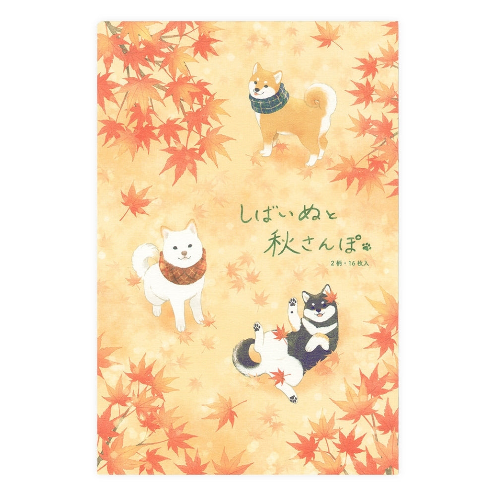 Japanisches Briefpapier - Shiba & Momiji