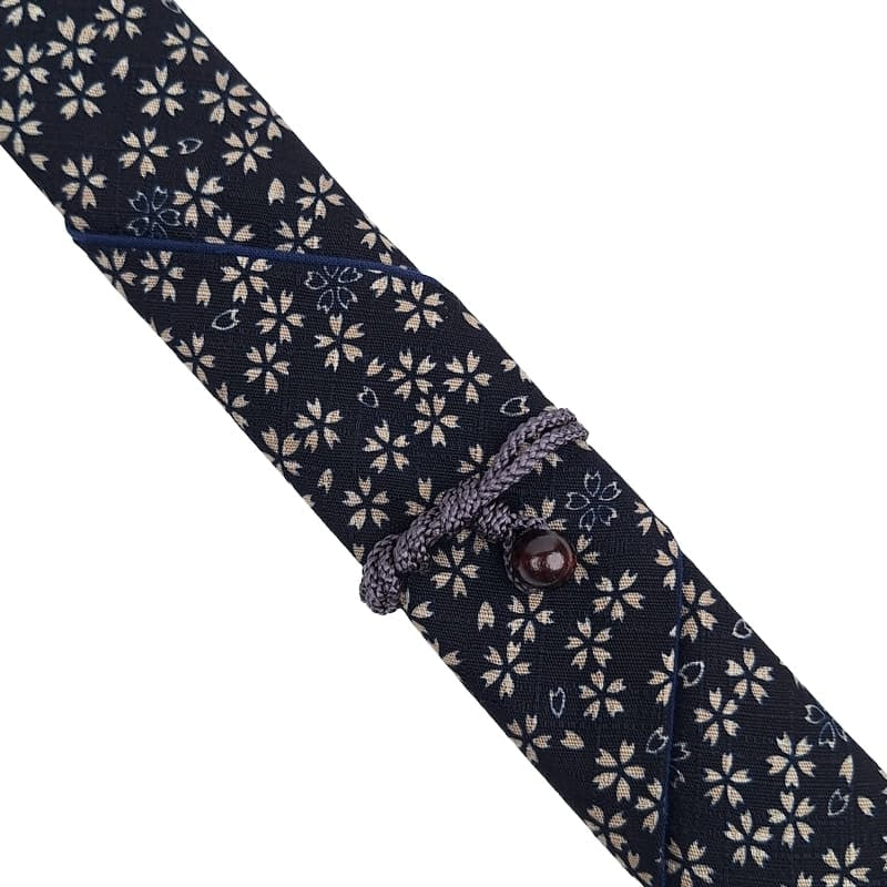 Japanisches Essstäbchen-Etui - Sakura Blau