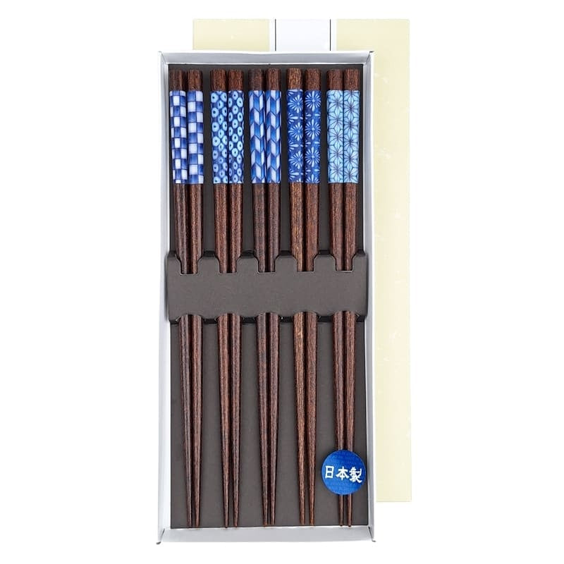 Japanisches Essstäbchen-Set Aizome