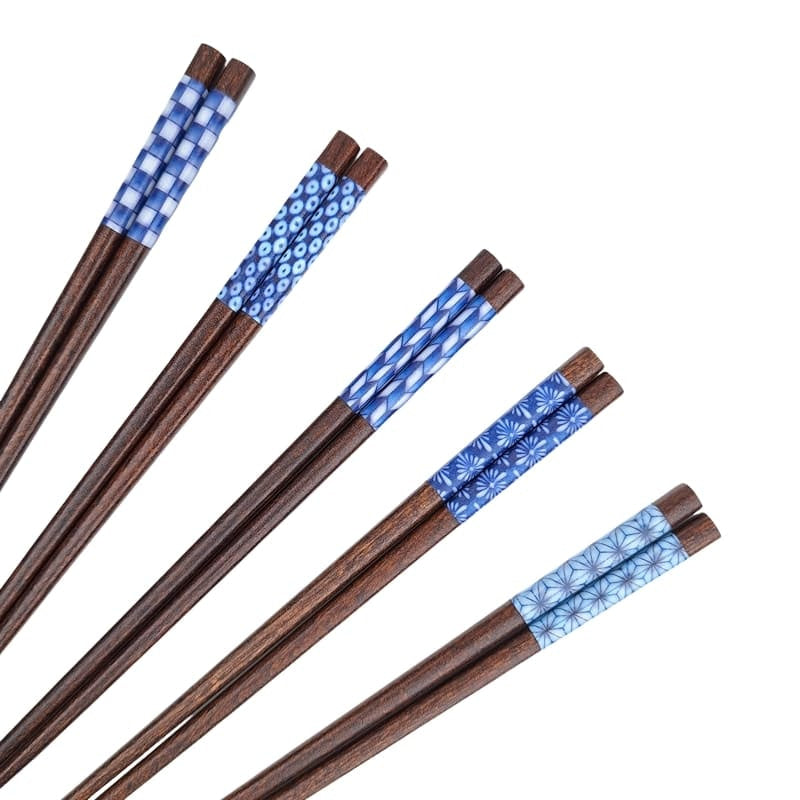 Japanisches Essstäbchen-Set Aizome