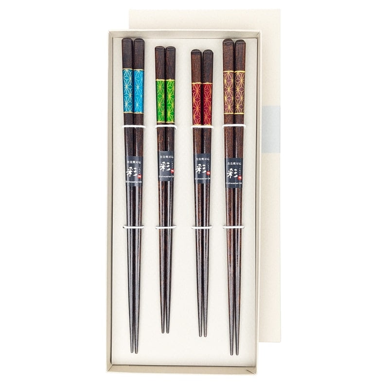 Japanisches Essstäbchen-Set – Asanoha Design