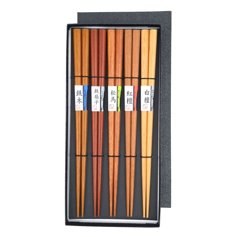 Japanisches Essstäbchen-Set Naturholz