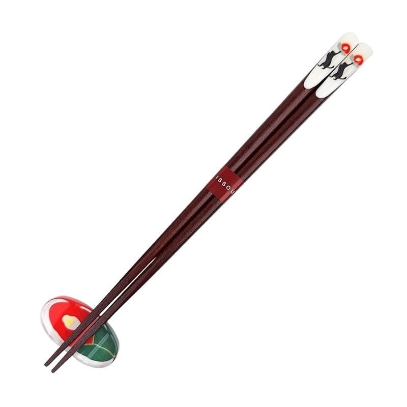 Japanisches Essstäbchen-Set - Neko Tsubaki