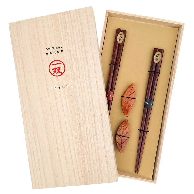 Japanisches Essstäbchen Set & Stäbchenhalter