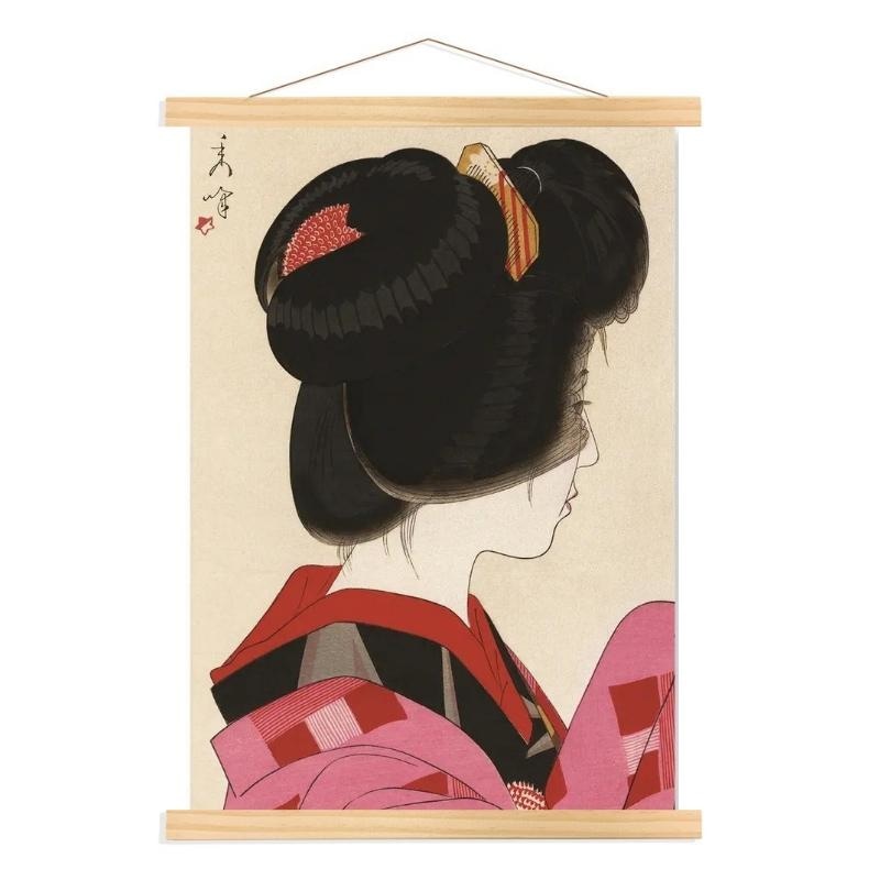 Japanisches Gemälde - Geisha