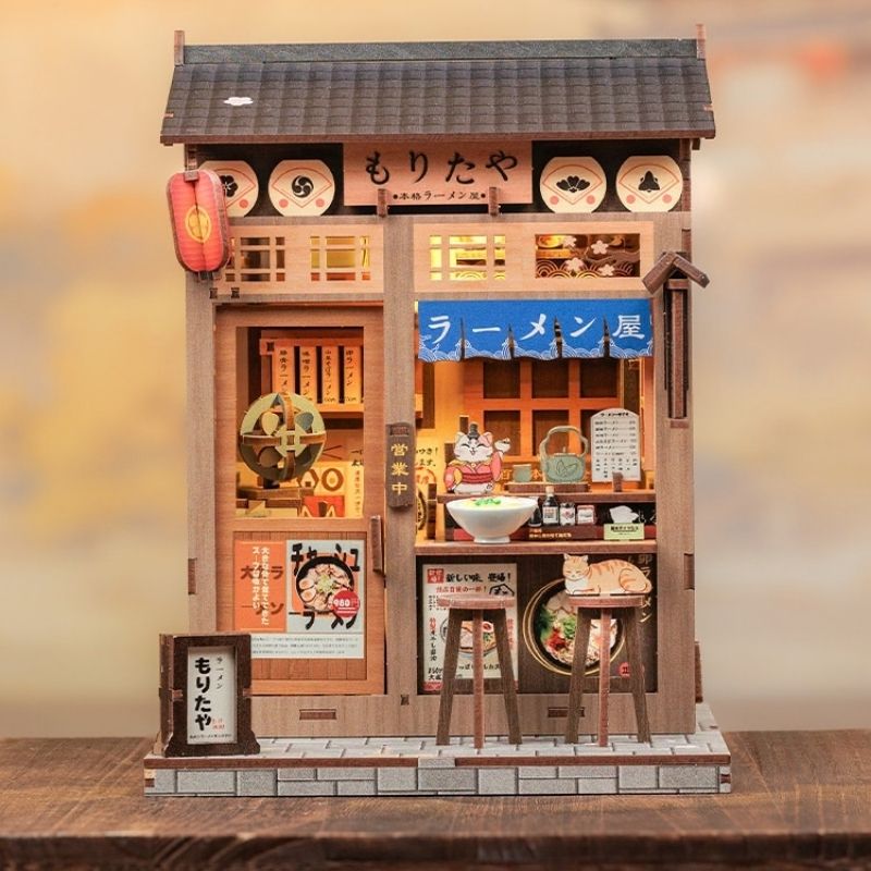 Japanisches Holz-Miniaturhaus-Bausatz Morita-Ya