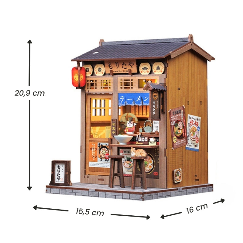 Japanisches Holz-Miniaturhaus-Bausatz Morita-Ya
