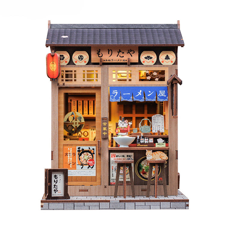 Japanisches Holz-Miniaturhaus-Bausatz Morita-Ya