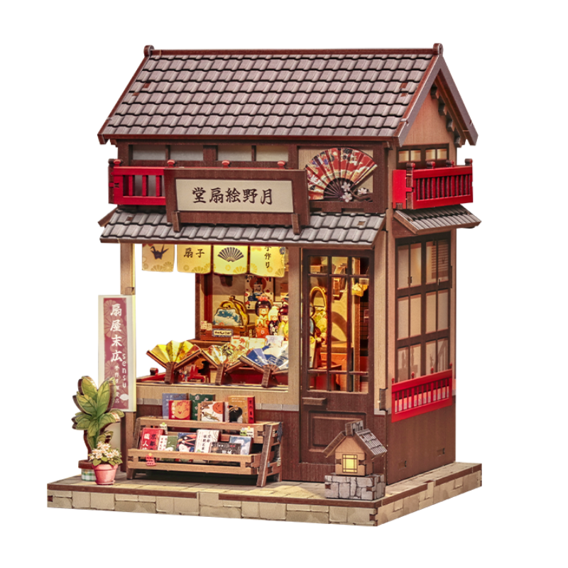Japanisches Holz-Miniaturhaus-Bausatz Tsukino Eogi-Dou