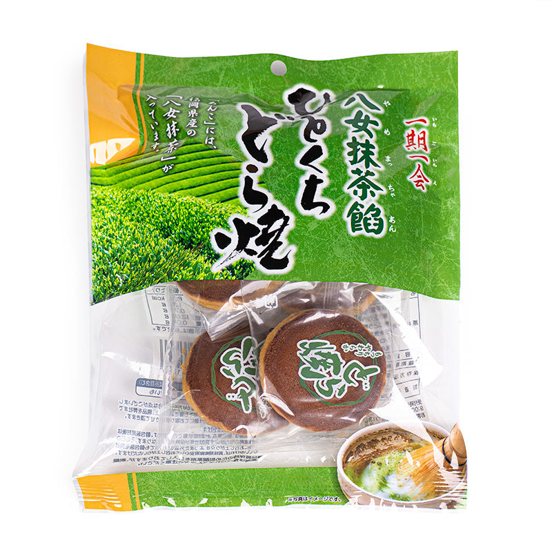 Japanisches Mini Dorayaki mit Matcha