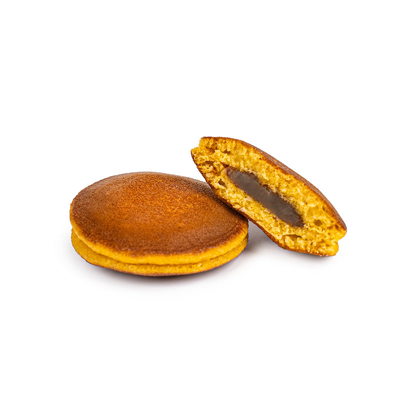 Japanisches Mini-Dorayaki mit Pfirsich