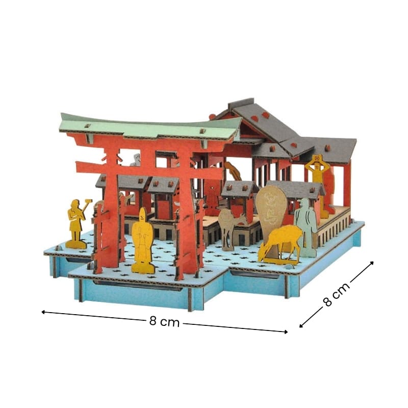 Japanisches Miniaturmodell - Itsukushima-Schrein