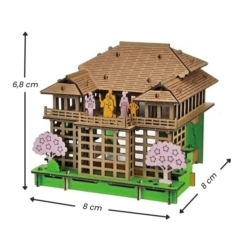 Japanisches Miniaturmodell - Kiyomizu-dera-Tempel