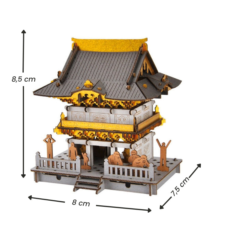 Japanisches Miniaturmodell - Nikkō-Tōshō-gū-Schrein