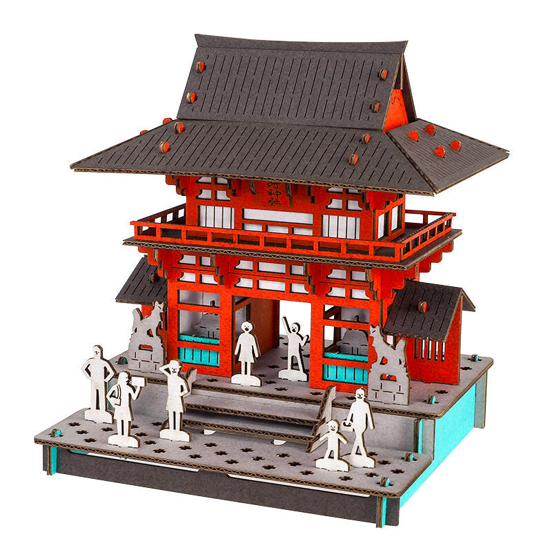 Japanisches Miniaturmodell - Rōmon-Tor Inari-Schrein