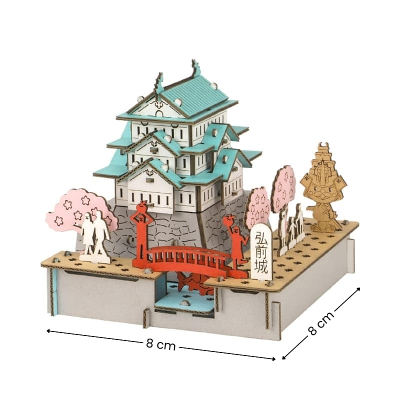 Japanisches Miniaturmodell - Schloss Hirosaki