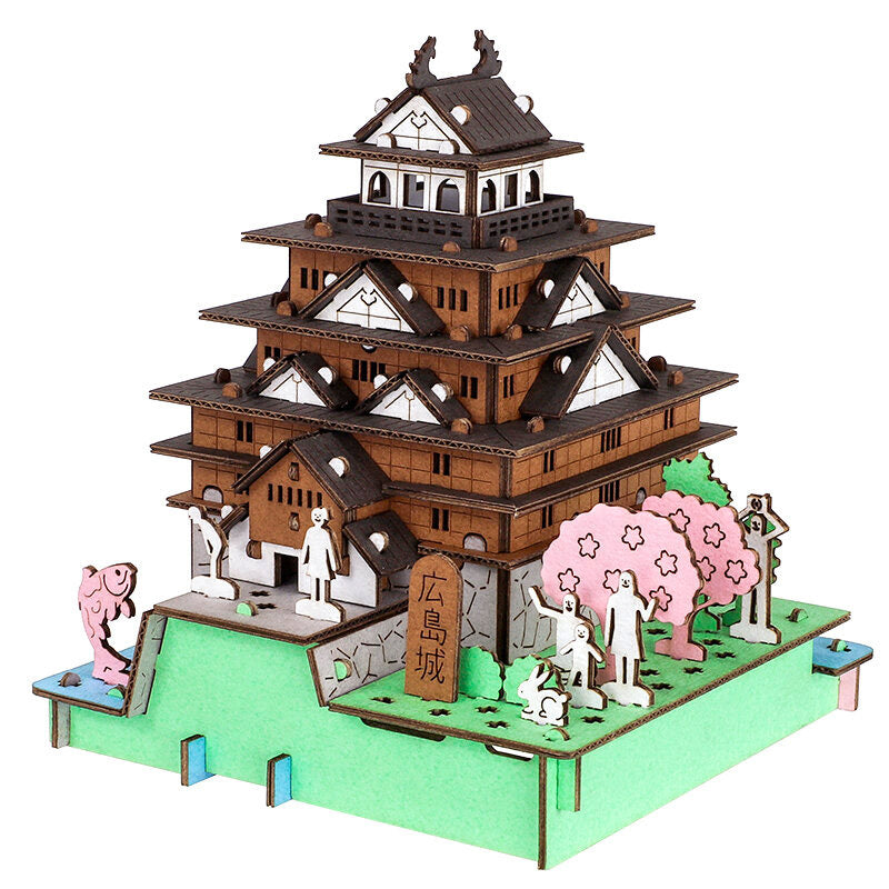 Japanisches Miniaturmodell - Schloss Hiroshima