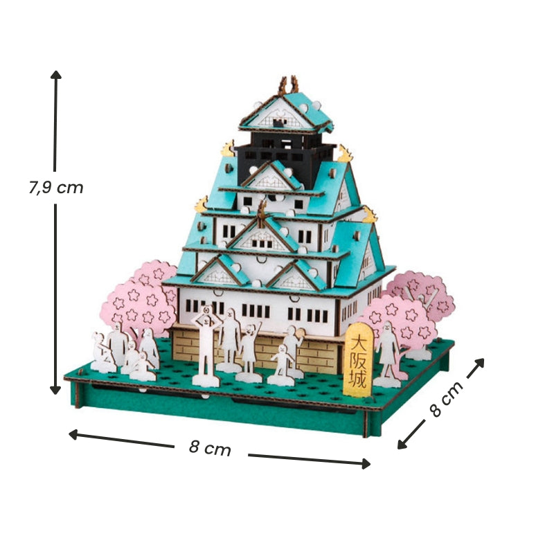 Japanisches Miniaturmodell - Schloss Osaka