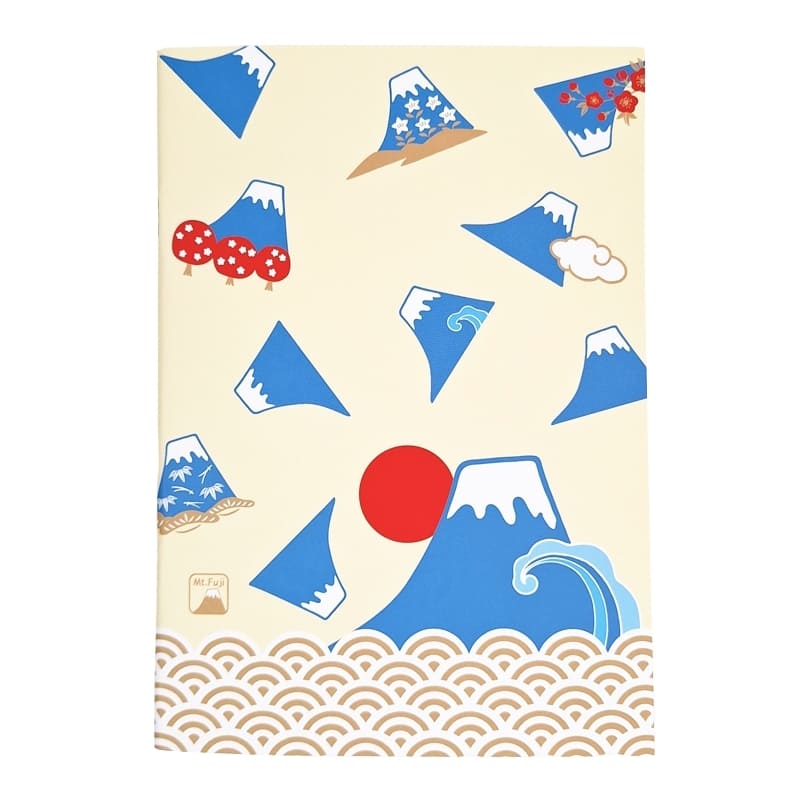Japanisches Notizbuch Fujisan & Seigaiha