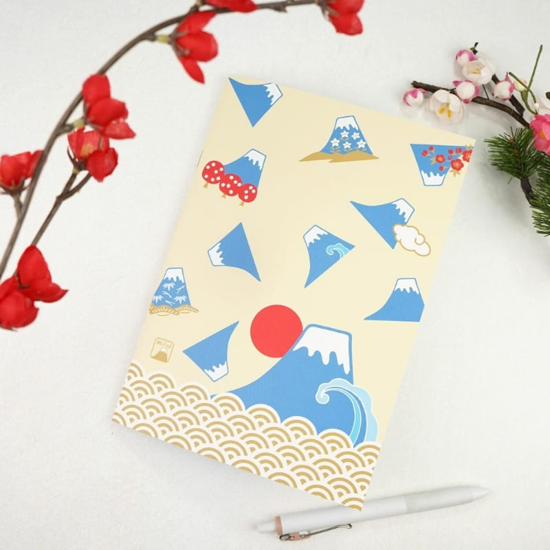 Japanisches Notizbuch Fujisan & Seigaiha