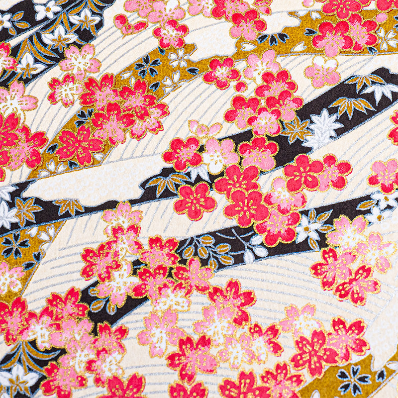 Japanisches Notizbuch Goshuin Mino Washi Hana