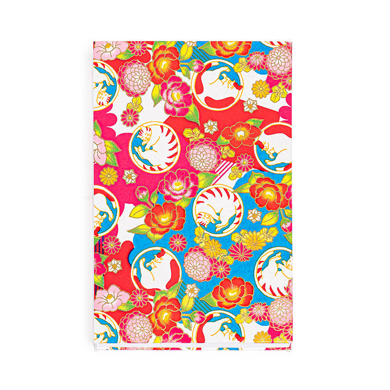 Japanisches Notizbuch Goshuin Mino Washi Neko