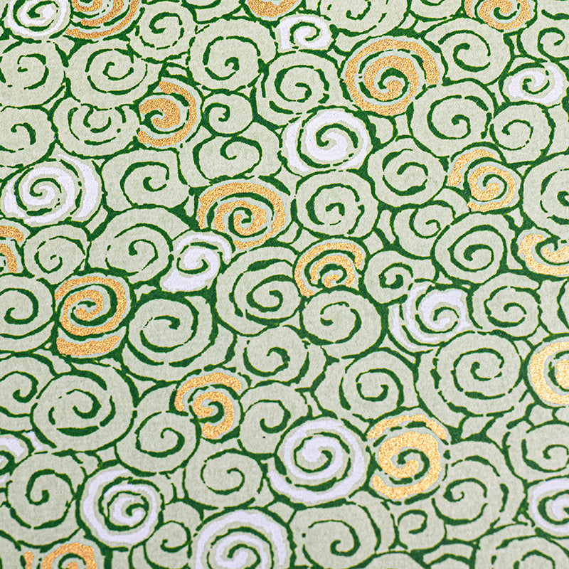 Japanisches Notizbuch Goshuin Mino Washi Uzumaki