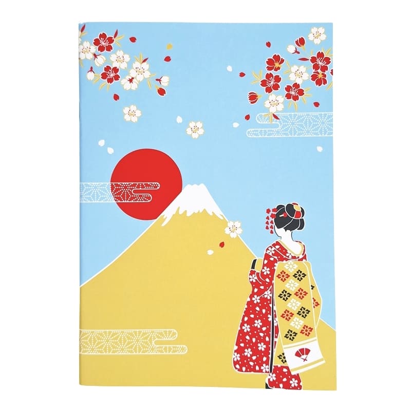 Japanisches Notizbuch Maiko & Berg Fuji