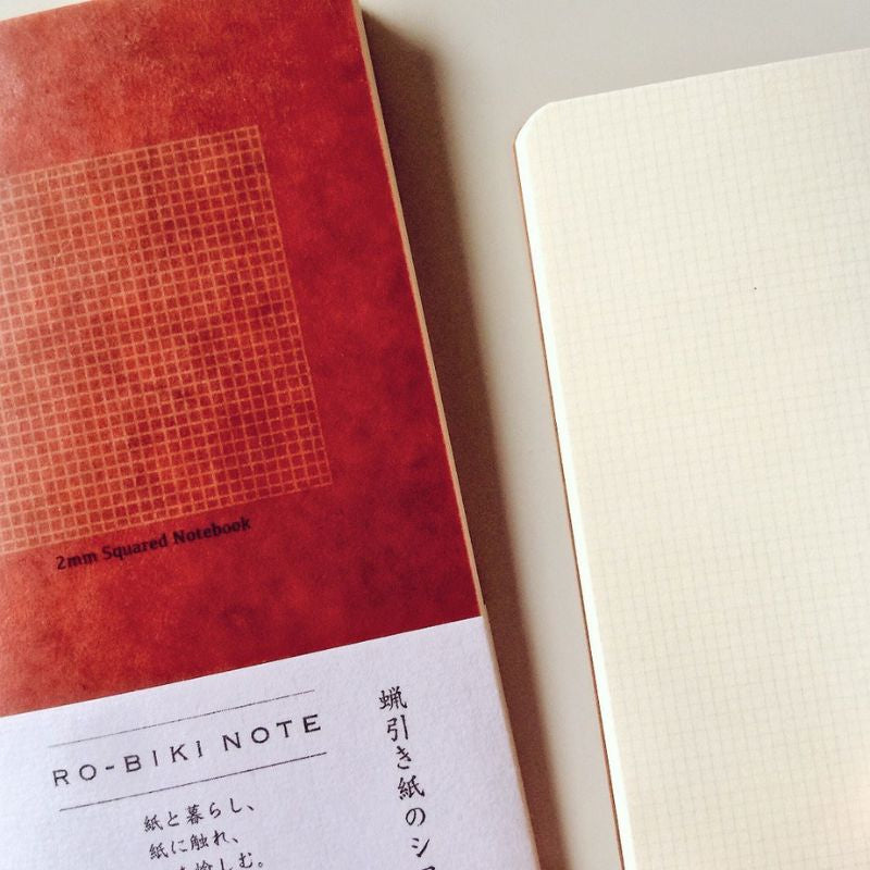 Japanisches Notizbuch Ro-Biki - Kariert
