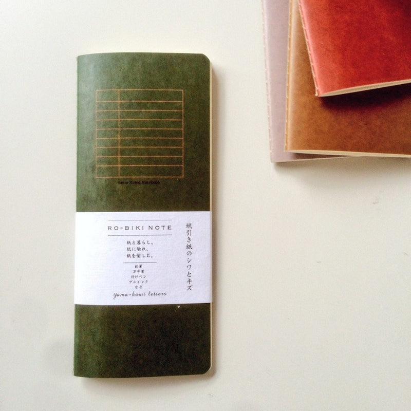 Japanisches Notizbuch Ro-Biki - Zeilen