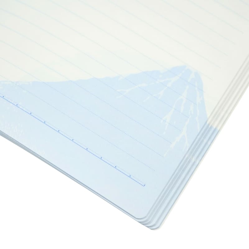 Japanisches Notizbuch Roter Berg Fuji